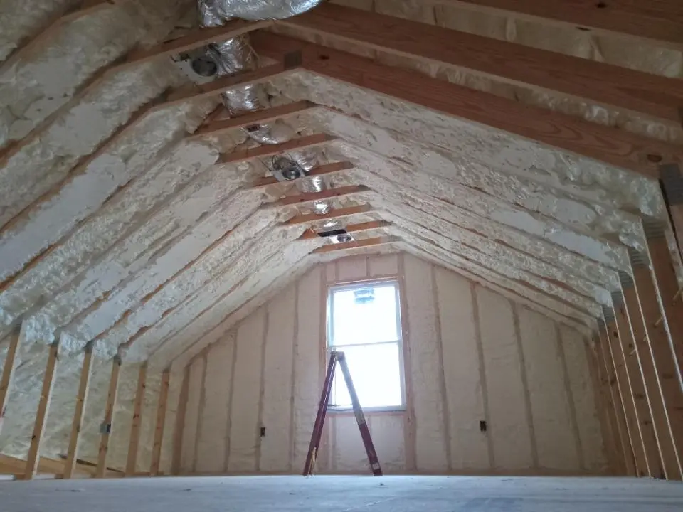 Spray foam roofing application for Crawl Space Insulation project in Cocoa